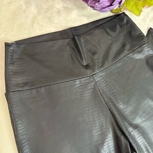 NEW Black Faux Leather Leggings